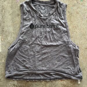 Free People Movement Pure Barre grey tank